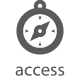 海の家までの道のり：ACCESS