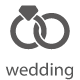 結婚式：WEDDING